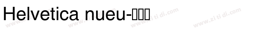 Helvetica nueu字体转换